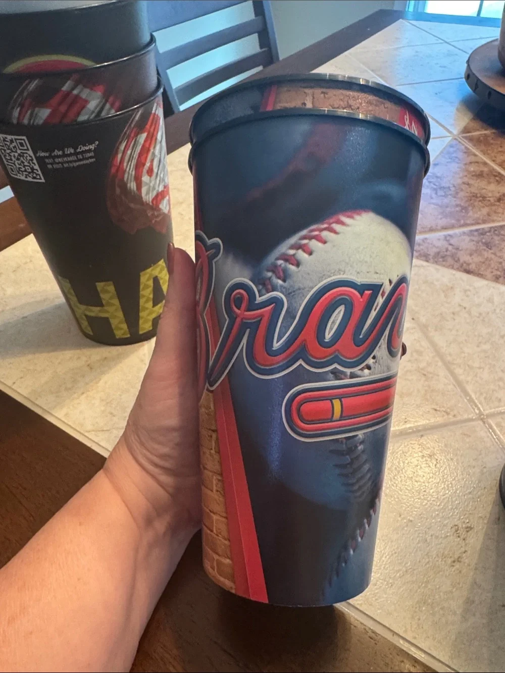 Atlanta Hawks AND Braves cups